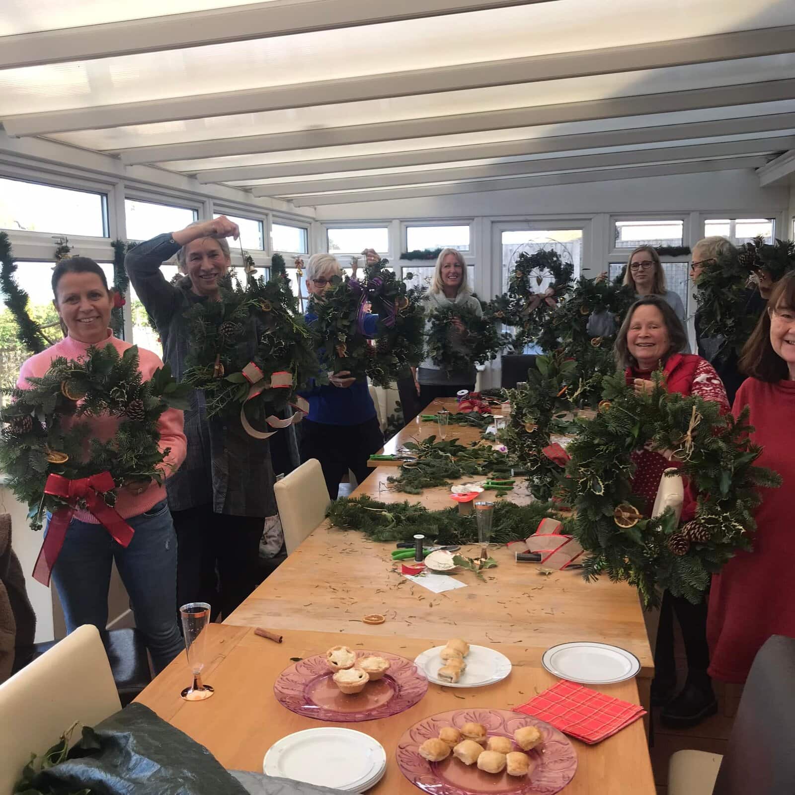Christmas Wreath Workshop 2025- SATURDAY 13TH DECEMBER MORNING. MAX 8 - Image 5
