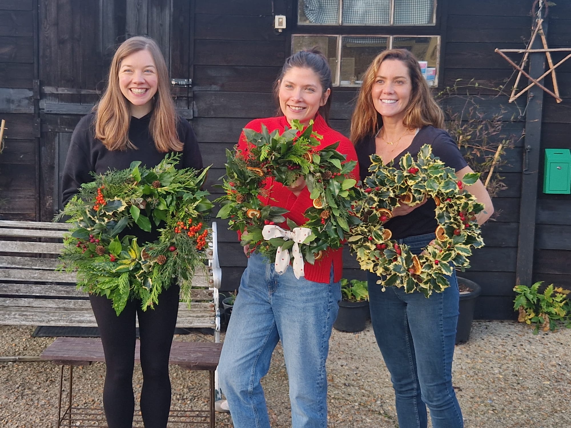 Natural Christmas Wreath Workshop Saturday 5th December - Image 8