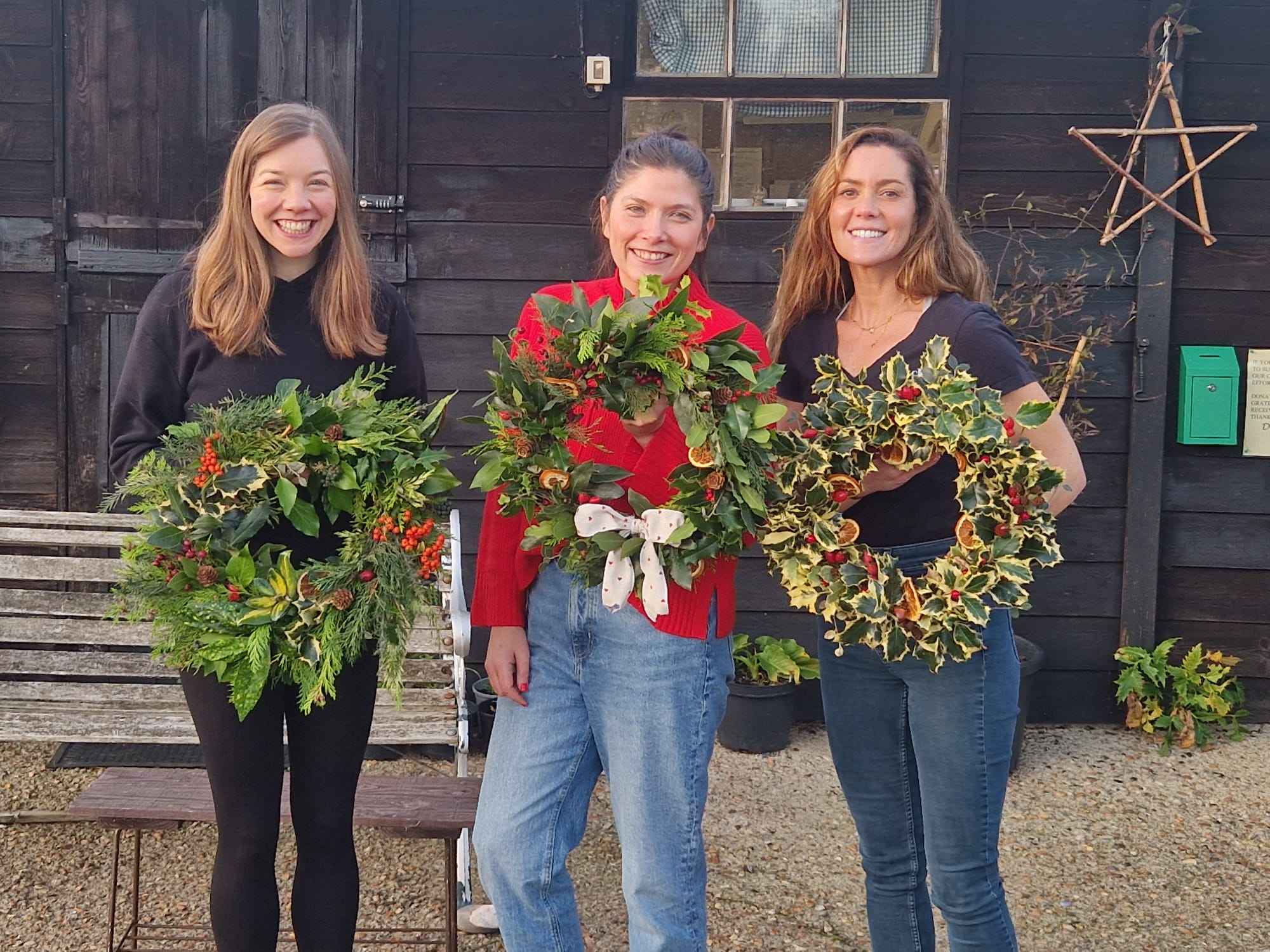 Natural Christmas Wreath Workshop Saturday 12th December - Image 7