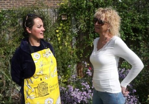 Natasha from @CarersCancerSupport talks to Donna from Enchanted Gardens